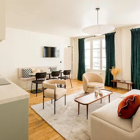 Habitat Parisien 2br-2ba Ac Madeleine -opera Apartamento París