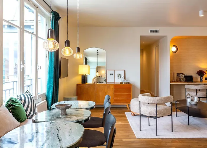 Apartamento Habitat Parisien 2br-2ba Ac Madeleine -opera París